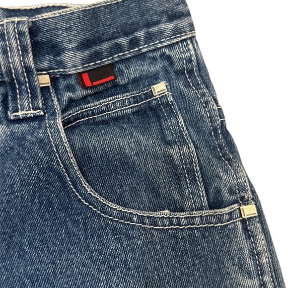 Y2K 2000s Vintage Fubu Carpenter Women Denim Jeans Size 26 - Picture 9 of 10